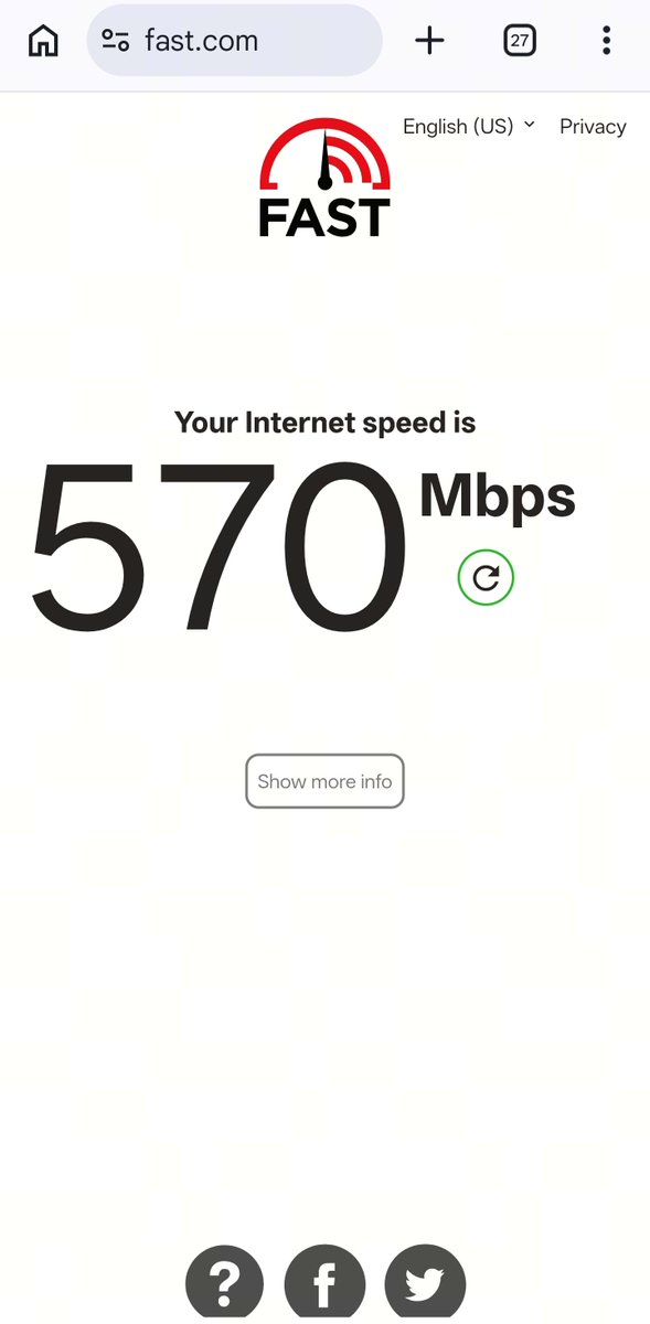 swadesh93's tweet image. Wow, 570 Mbps at home! 🚀 That's some serious speed for #JioTrue5G. Streaming, gaming, everything will be seamless. 🏡 Get ready for an incredible online experience! ✨ #Jio #5G
@JioCare @reliancejio