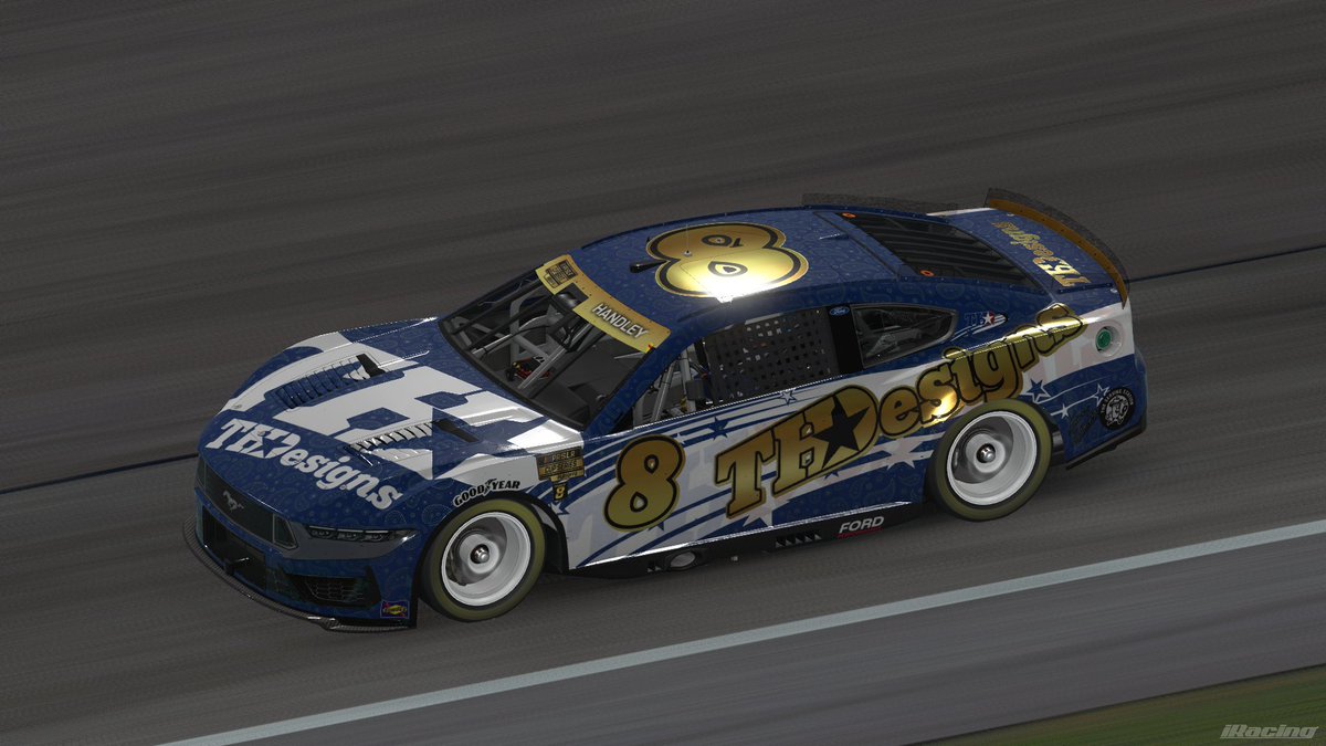 THDesigns2's tweet photo. Just. Short.
Started 5th
Finished 3rd
Championship Points : 2nd.
What a fun race though! I loved the green flag run coming down to strategy and talent. Onward to next season.
#iracing #THDesigns #THD #nascar #esports #paintschemes #liveries #racing #onlineracing . https://t.co/ZgkWGdc0hW