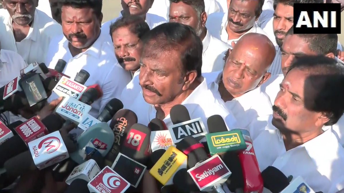 ANI's tweet photo. Tamil Nadu Elections 2026 | Tiruchirappalli: State Minister and DMK Principal Secretary K.N. Nehru says, "This election is not a challenge in any way; it is just like any other election... We worked with the goal of winning all 41 constituencies in the Delta region, and we are confident of achieving that... We have moved forward towards our goal with the support of the people for the Chief Minister. We are confident of winning 200 constituencies..."
