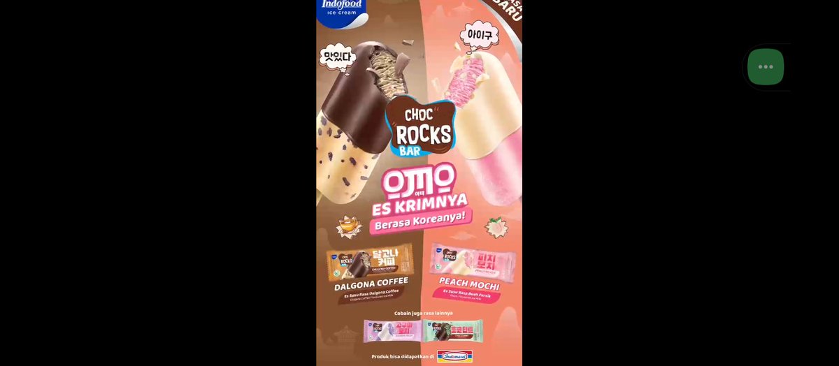 bellakariena's tweet photo. Emang rekomendasi banget sih es krim Choc Rocks 😍, enak banget taukkkk
#BeneranBerasaKorea
#EsKrimAnakSekolah https://t.co/Il2myWb0vw