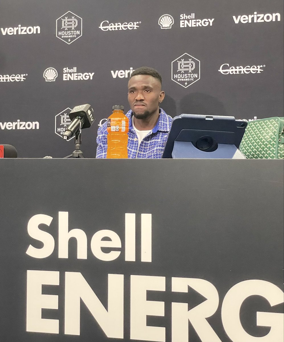 ElDinamico_GB's tweet photo. The player of the match, Ibrahim Aliyu! 

Very soft spoken &amp; a man of few words,  he’s happy to be back in a @HoustonDynamo uniform. 

According to him, he’s willing to play anywhere Ben Olsen needs him on the pitch. 

@DynamicFoxtrot @NoodleTiempo 

#BringTheHustle #MLS https://t.co/XXrUQ7EXIg