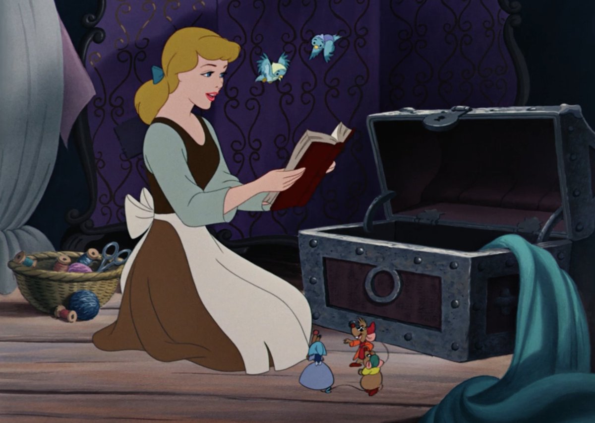 DisneyAnimation's tweet image. a perfect day for that dreamy far-off look and your nose stuck in a book #worldbookday