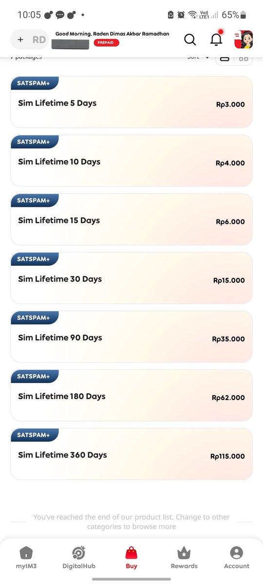 RadDimas's tweet photo. perasaan gue beli kuota selalu 150gb tiap bulan kenapa masa aktif gue suka mepet terus ye?
p indosat jelaskeun sistem masa aktif tu dipengaruhi paketan ga?
masa iye gara² gue ga beli langsung di app myIM3 nya?
@indosatim3 https://t.co/1tBFJCw90u