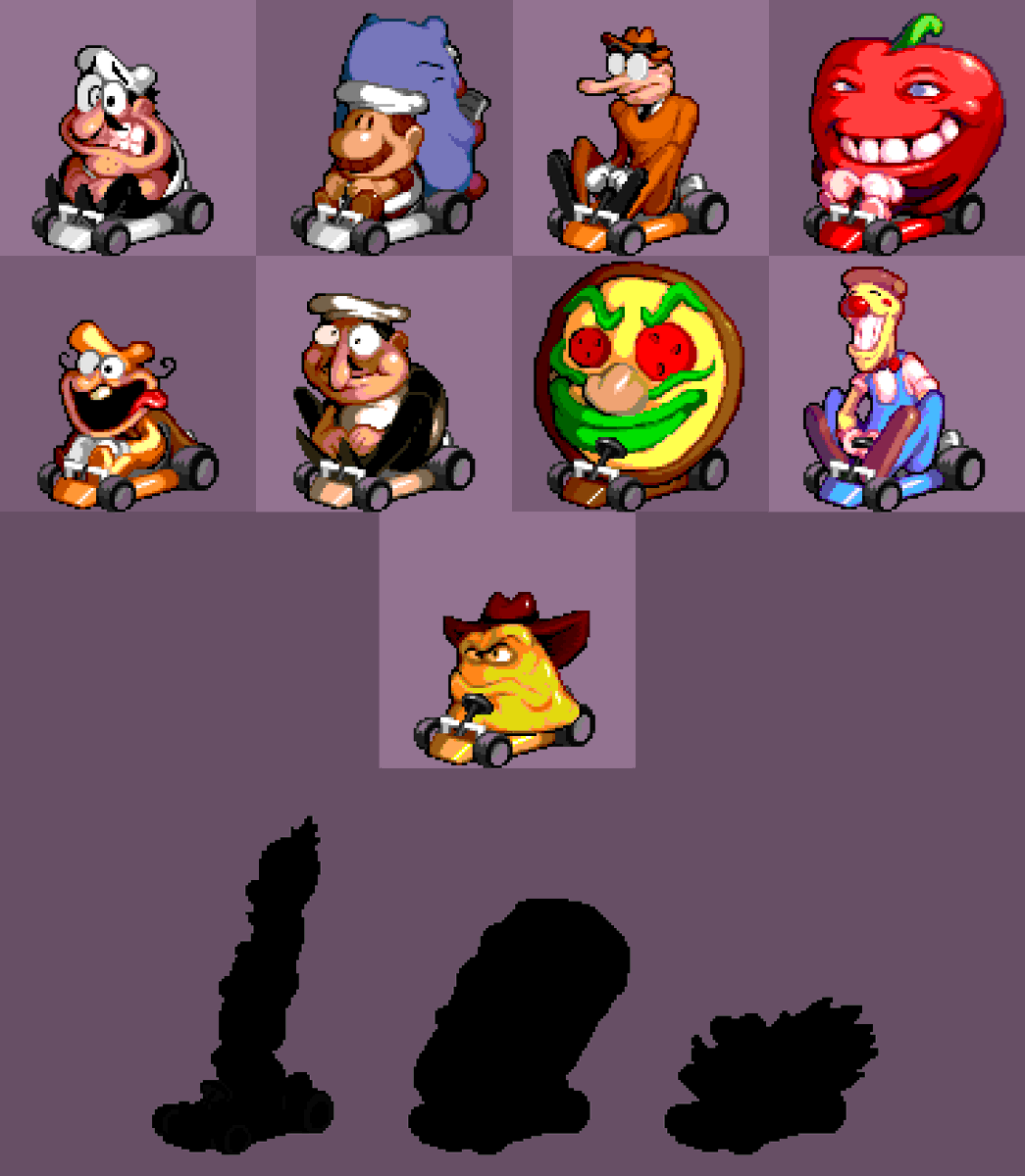 GamerboyTa57472's tweet image. PIZZA RACERS 

#Pizzatower #Ringracers #pixelart