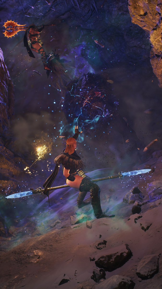 B_M_D1965's tweet image. Steamサブ垢2周目
滝浦の洞窟ゴアキメラ戦⚔️
#DD2DLCを待ってる #ドラゴンズドグマ2 #DD2