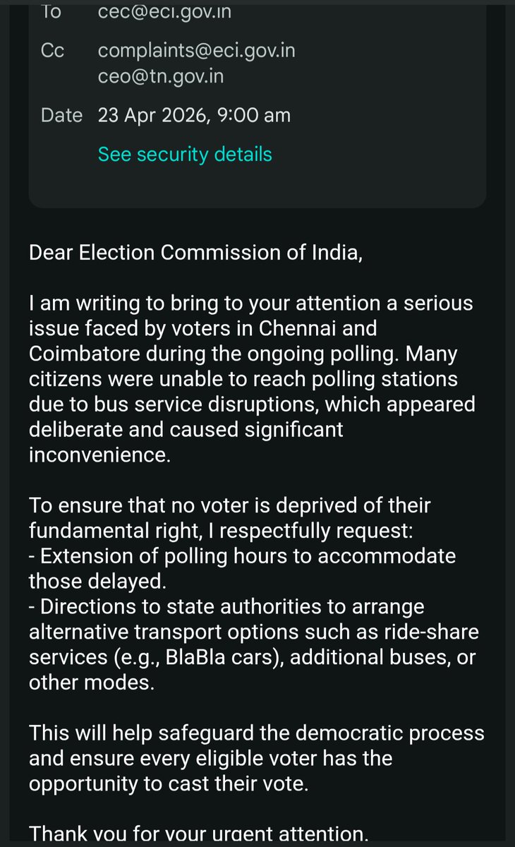 Nave_TVK_VW89's tweet photo. Nanba nanbis, for #fairelection intha mail panen my dear #tvk families , gemini ,copilot ,grok ai vachu mail create panni @ECISVEEP anupunga
Ore maari anupa venam ai vachu variations kuduthu mail panunga..
Lets unite for #fairelection
#TVKVijay #TVKVijayHQ @TVKVijayHQ https://t.co/IF3sG0EXVB