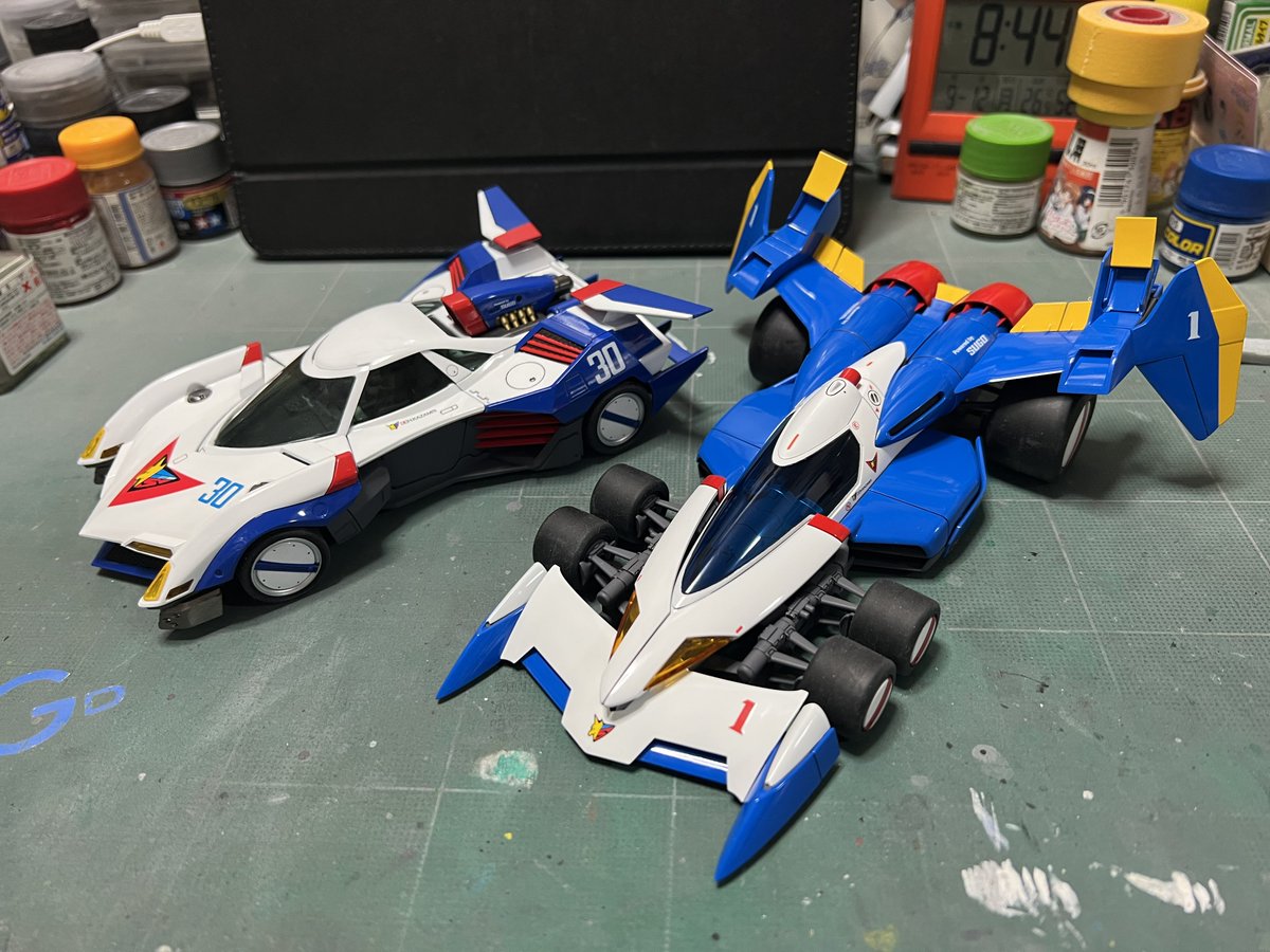 35周年と言う事で昔作ったアスラーダを。

今でもなんでSA-01/Cをエアブレーキ展開状態で作ったのかが自分でも不思議。

箱に納めてしまうのにスゲー邪魔😓

 #サイバーフォーミュラ