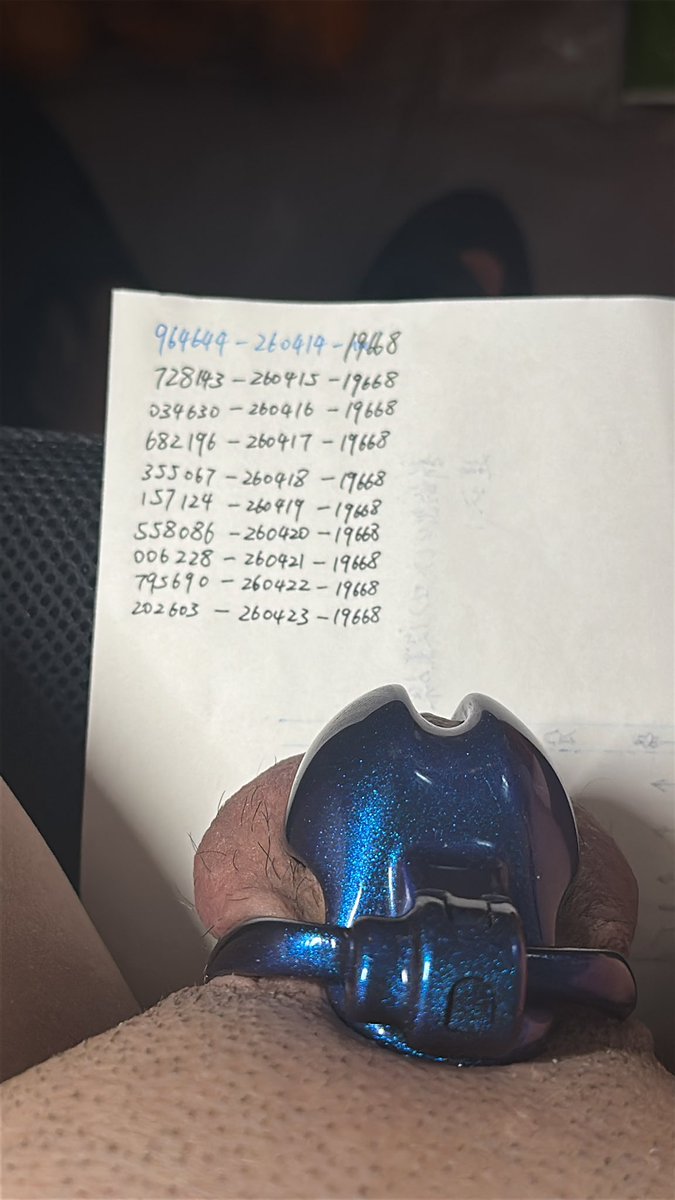 cz10000112's tweet image. 「Pulsex Orbby 30天带锁挑战」10/30
咕咕嘎嘎

好设计、好材料、免费得！连续打卡30天挑战成功，你的Pulsex Orbby直接免单！

官号:@pulsex_top
官网: pulsexlab.com  

 #Pulsex #PulsexOrbby #带锁挑战 #cb锁 #贞操锁 #精液管理