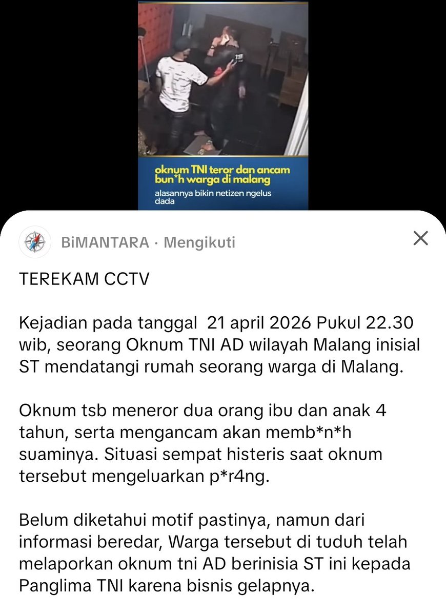AnKiiim_'s tweet photo. Parjo ma parcok itu kelakuan sama, sama² menguasai dalam melakukan kejahatan ..
Membunuh, merampok, memeras, memperkosa, mengancam, bandar narkoba jg 🤦‍♀️ https://t.co/CQ61GfAvQA