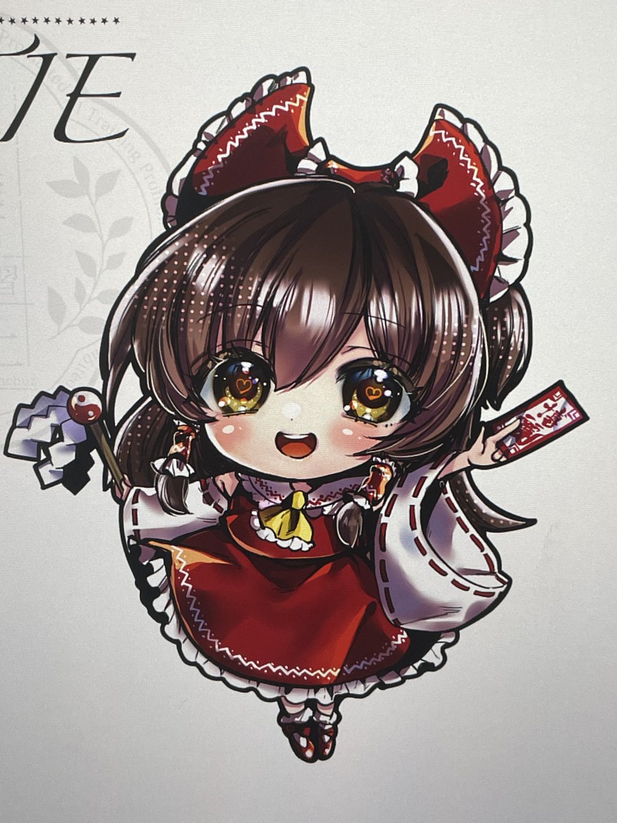 紫様と霊夢のアクキー……我慢できずにワンチャン狙いの入稿しちゃった…… 