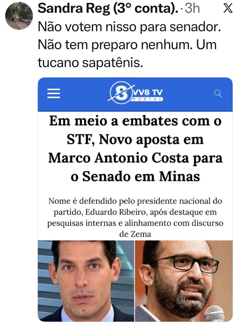 Mineiros, não votem neste cara, é um da thurma do Nicolas, só querem votos dos Bolsonaristas