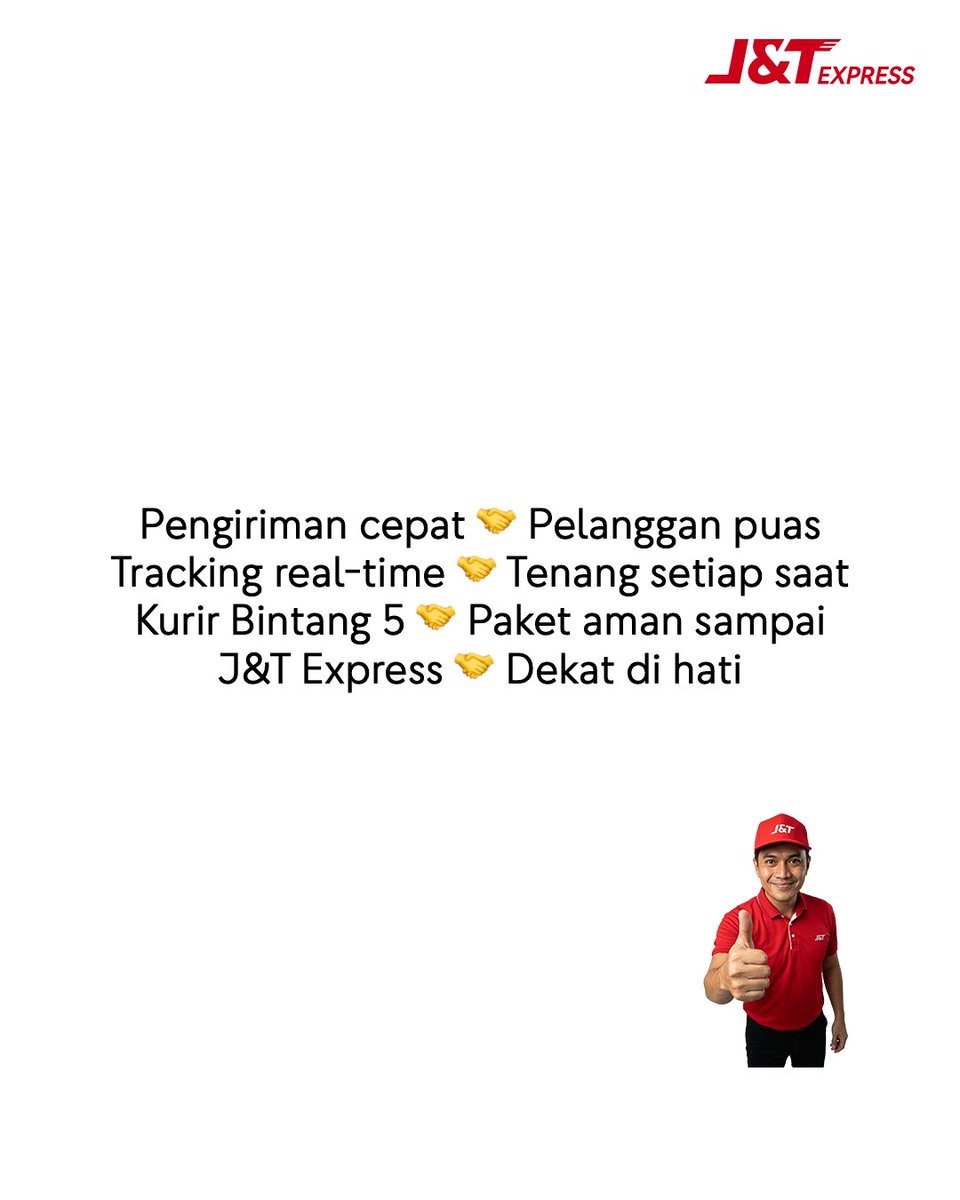 J&T Express Indonesia tweet media