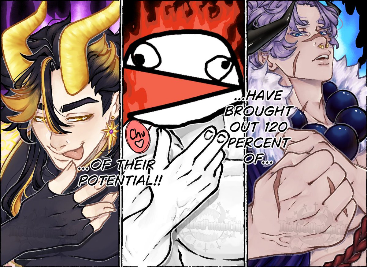 thelostpotatoc1's tweet photo. #VGenComm Thank you so much to @CwambyWonder for this hilarious commission lolol!!! I had so much fun with this ngl. #digitalart #commissionsopen https://t.co/TXQ8c0BVTM
