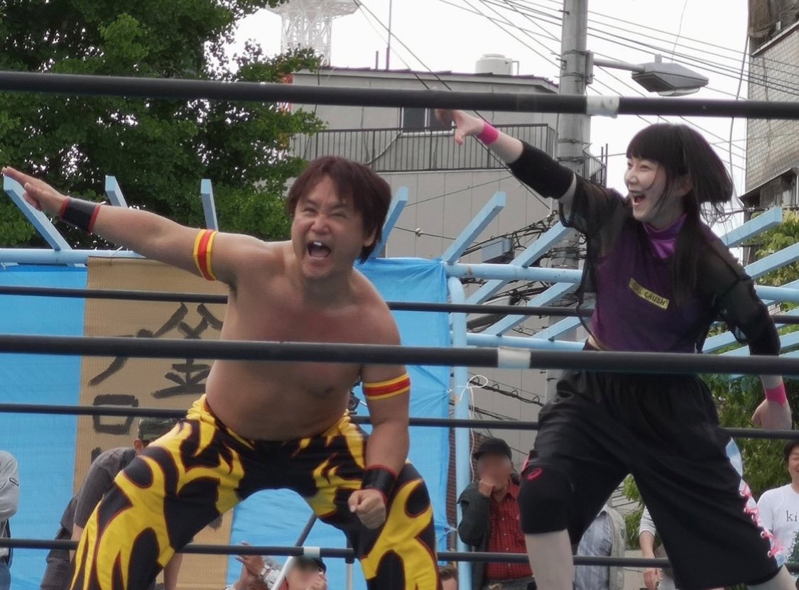 藍川はるか🙏プロレスをする不適切アイドル tweet media