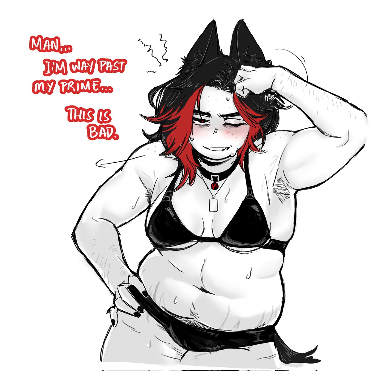 Sighhh #puppygirl #art