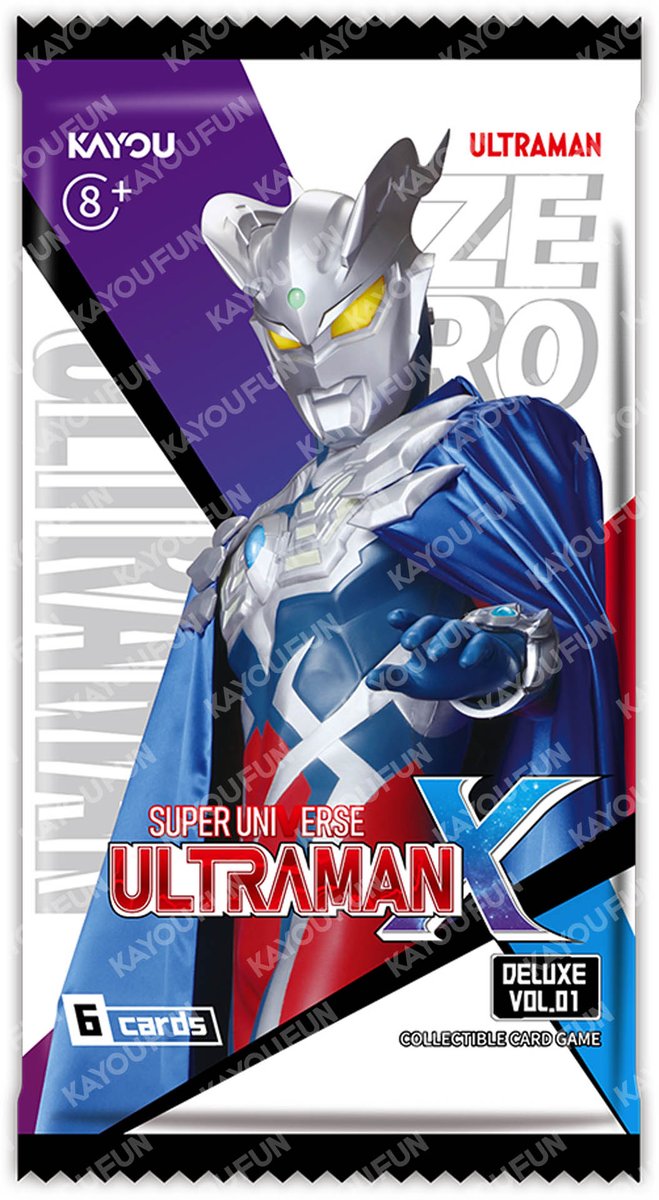 英語版ウルトラマンカード(卡游 KAYOU) 1箱 KaYou Ultraman Cards Hero Battle Racing KR Battle Card Box TOY