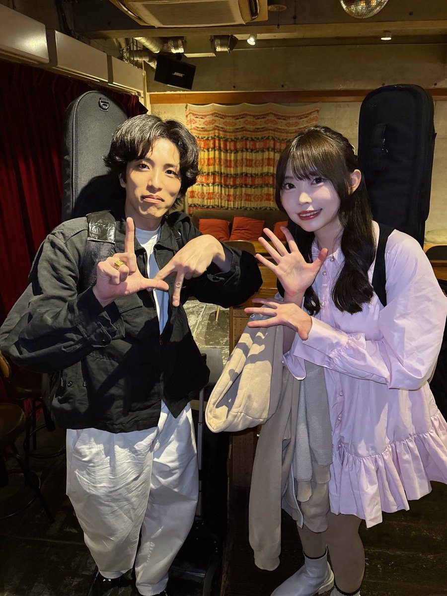 you_li_co's tweet photo. にゃうvol.02ありがとうございました！

初のアオヤマくんとのトーク&amp;弾き語りライブ
いかがでしたかっっ？🙂‍↕️🎵

そしてアンケートのご協力ありがとうございました！！実現できるように頑張ります💪🌟

平日の夜に駆けつけてくれて嬉しかった🌱
本当にありがとうございましたっ₍ˆ⠒̫ˆ◝₎੭⸒⸒ https://t.co/OGDIi7BeUe