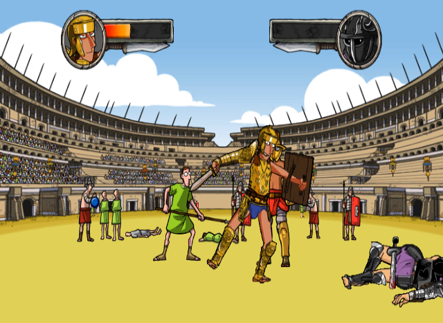 Dustellar's tweet image. 100% Horrible Histories: Ruthless Romans (Wii)

How it started/how it ended :P I liked the little clothes progression, the game was fine, repetitive sometimes and some minigames were painful even with mouse configuration, but I liked it.

#Retroachievements #Wii