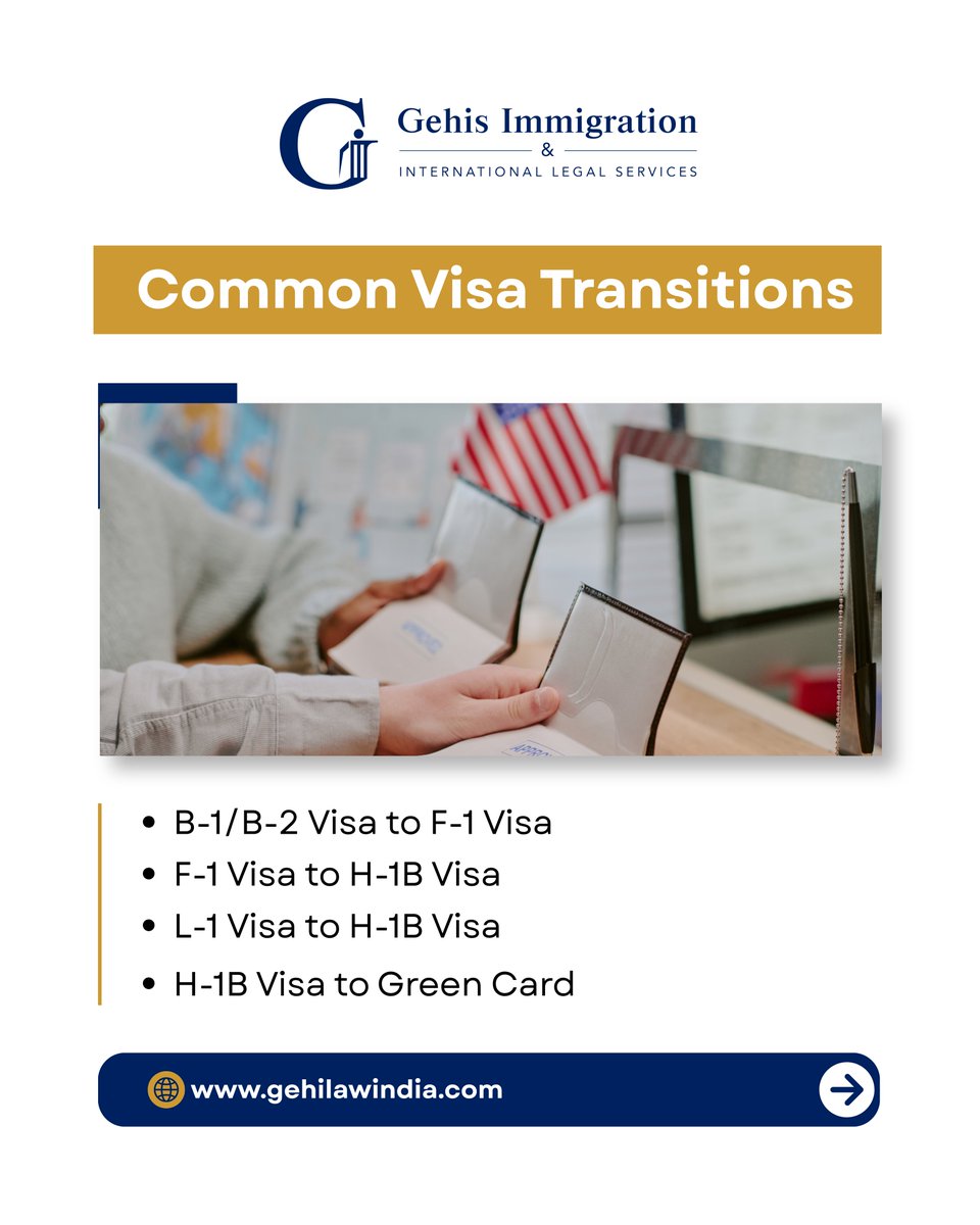 gehilawindia's tweet image. Are you planning to change your visa status in the U.S.? 

For assistance in India, contact Gehis Immigration and International Legal Services:

+91 8976772901

gehilawindia.com

DM us here

#USVisa #ImmigrationLaw #VisaChange