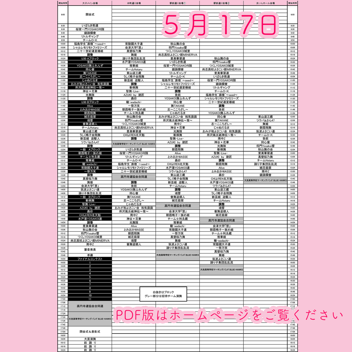 常陸国YOSAKOI祭り本部委員会 tweet media