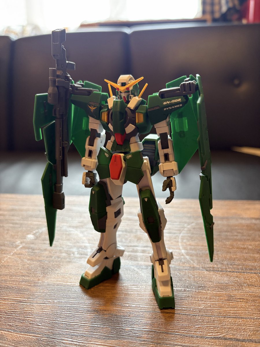 cobap16's tweet image. HGデュナメス完成。
#ダブルオー