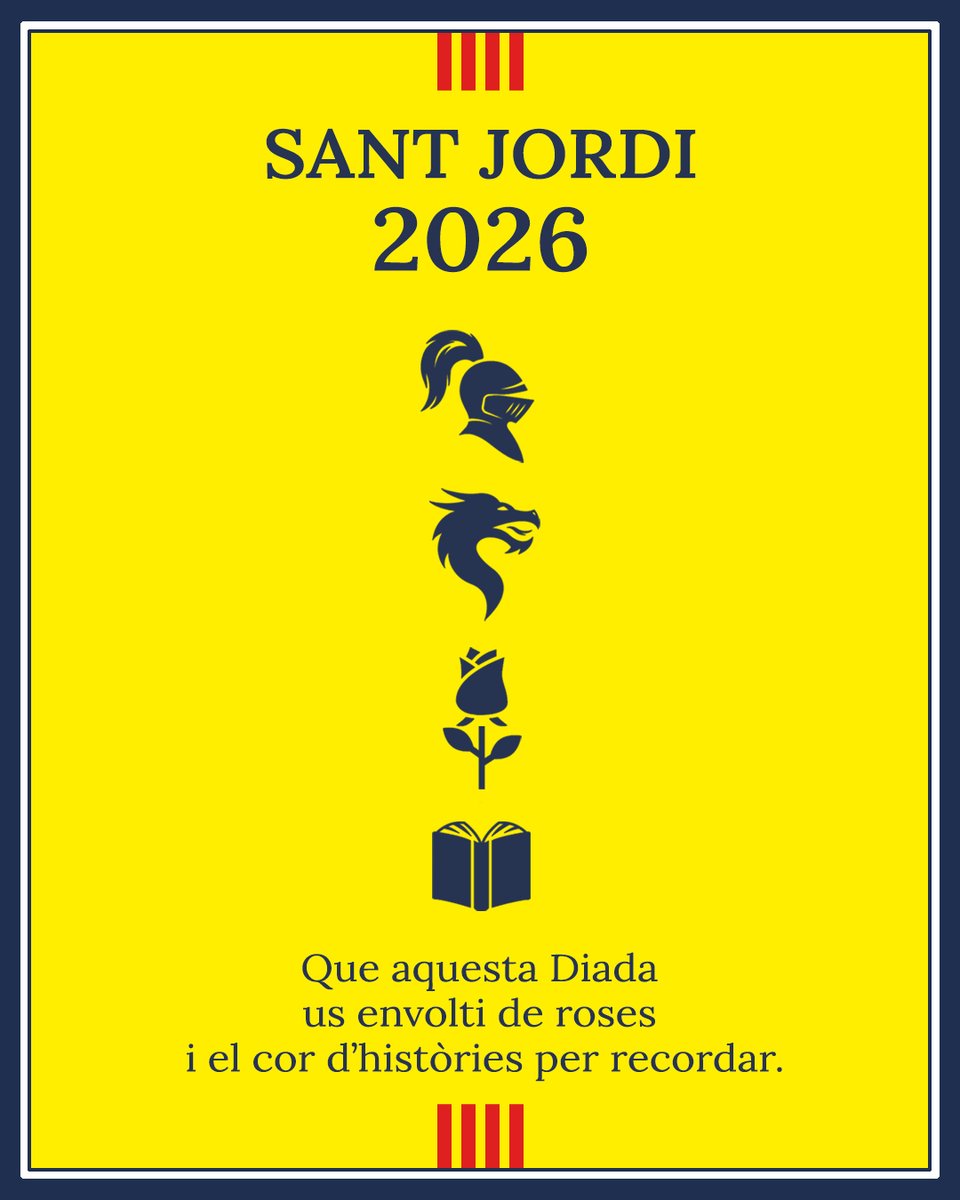 cleriesfinques's tweet photo. Roses, llibres i un dia que sempre ve de gust celebrar. 🌹📖 Des de Cleries Administració de Finques, us desitgem una feliç Diada de Sant Jordi 2026. Bona Diada! #SantJordi #Cleries #BonaDiada #SantJordi2026 https://t.co/gYvNofYhZe