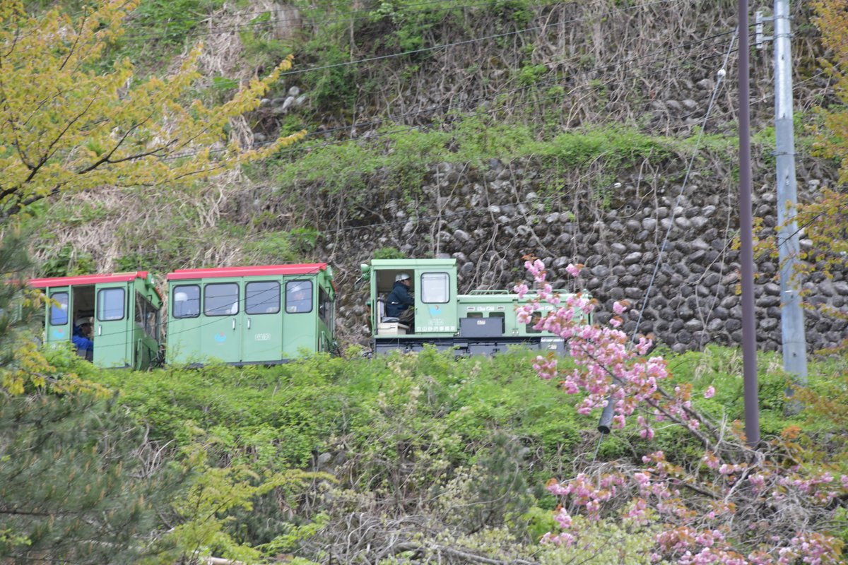 tatecalofficial's tweet photo. 平日は立山駅周辺で、立山砂防工事専用軌道が実際に働く様子をご覧いただけます😊

今シーズンの開山に向けて、準備中のようです！

トロッコについて気になる方は、ぜひSABO展示室へ👉 https://t.co/vNJJnigFGb