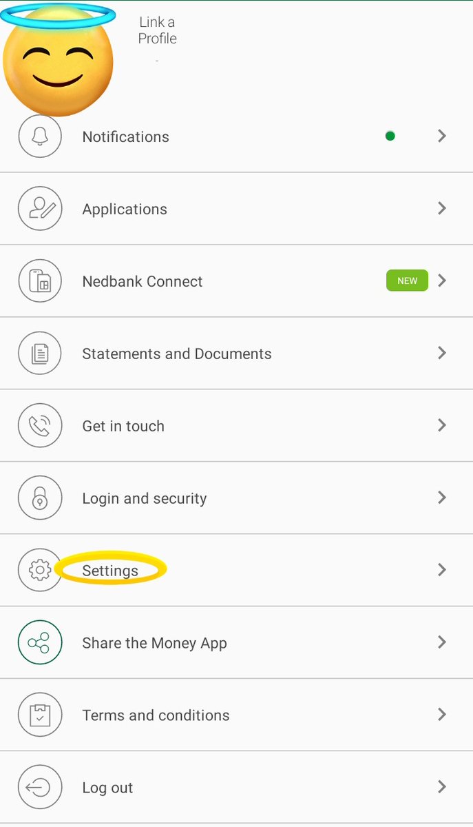 OrahDice's tweet photo. @Nedbank B) Chilling in Communication Settings
#Nedbank
#BestMoneyapp https://t.co/RqsNuO9UJS