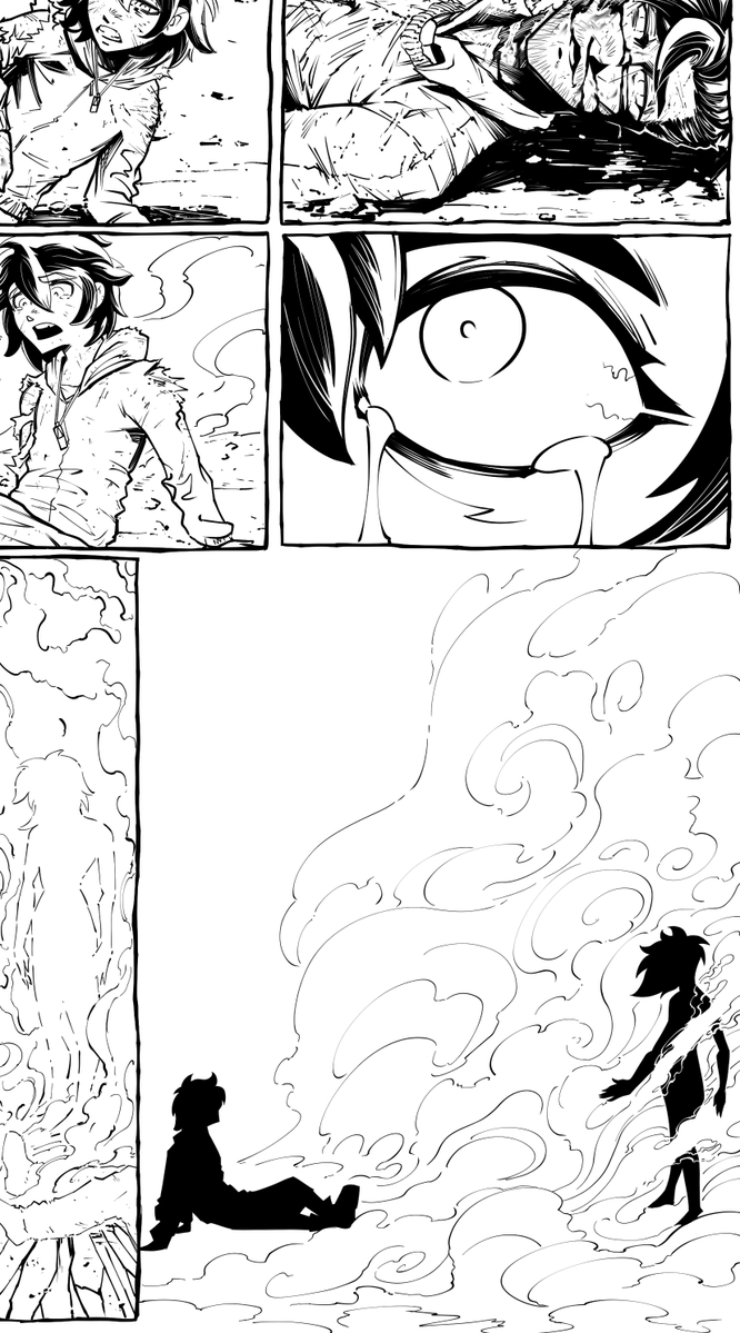 JesVillaArt's tweet image. Page 3 inks - crop #comicbook