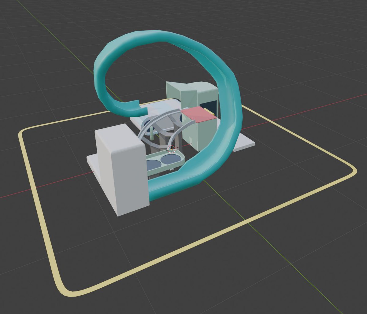 Radiobush's tweet image. Making a new machine for FishOmatic 😀
#OddlySatisfying #blender #unitygame