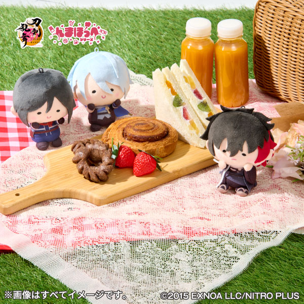 刀剣乱舞「んまほっぺ」マスコットぬいぐるみ 第4弾がファミマで本日23