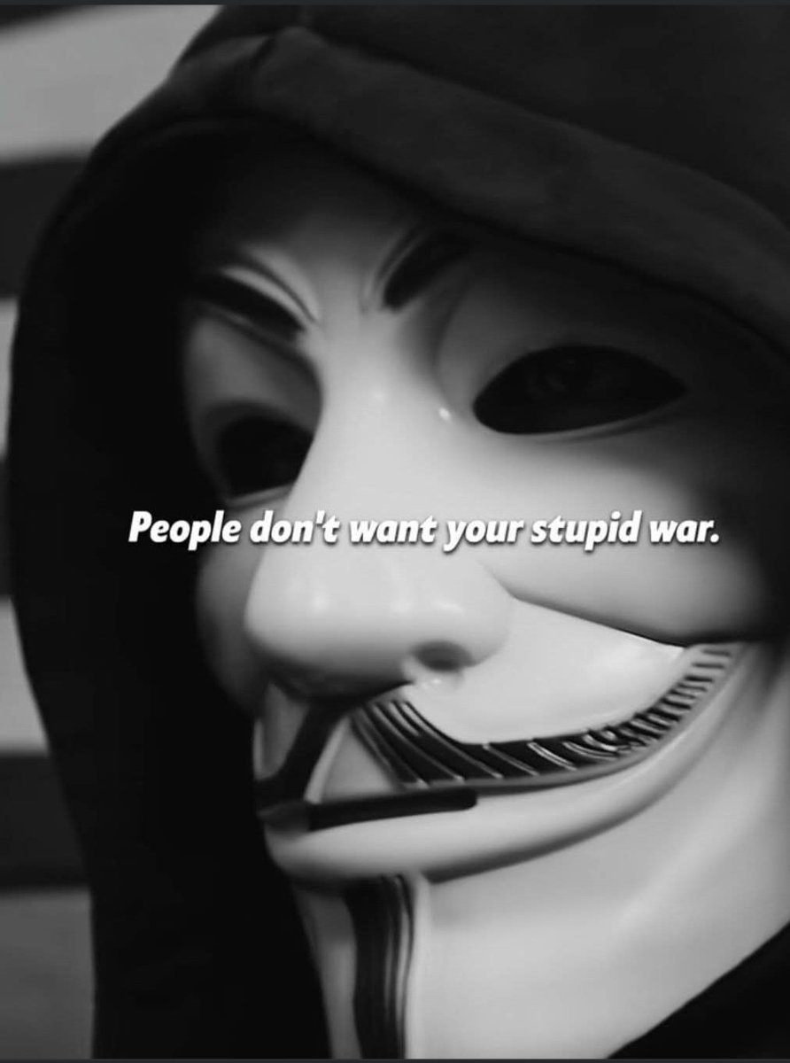 mindriver72's tweet image. A message from #Anonymous