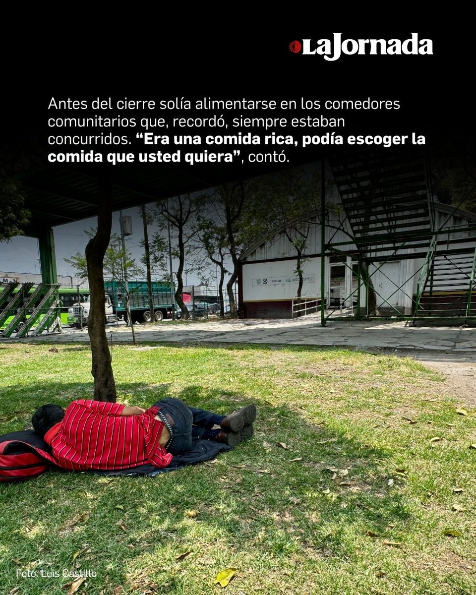 lajornadaonline's tweet photo. La Central de Abasto se ha convertido en refugio y sustento para personas en situación de calle, donde encuentran trabajos temporales, alimento y un lugar para dormir. Sin embargo, la realidad se endurece: el cierre de dos comedores comunitarios —donde la comida costaba apenas 11 pesos— ha dejado a muchos en mayor vulnerabilidad.