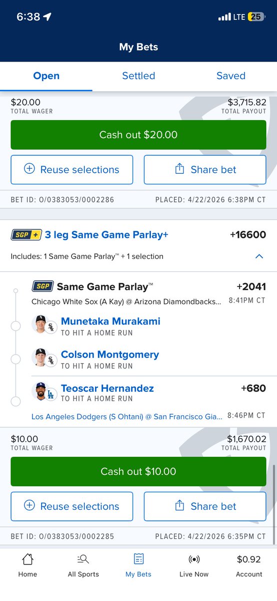LilLexMan's tweet photo. lets see how this do! #fanduel #mlb https://t.co/M9Dth9Lhle