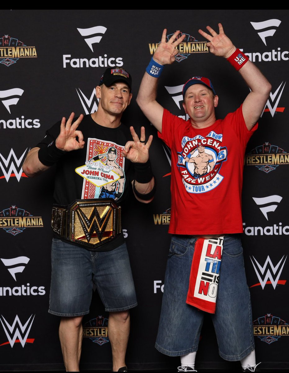 steviebreech's tweet image. 🏆 17X time Champ   
Record-setting amount of wishes granted with
@MakeAWish
#USChampion  2-time #RoyalRumble Winner   
4-time Tag Team Champion  
Happy Birthday to the GOAT @JohnCena! 4/23