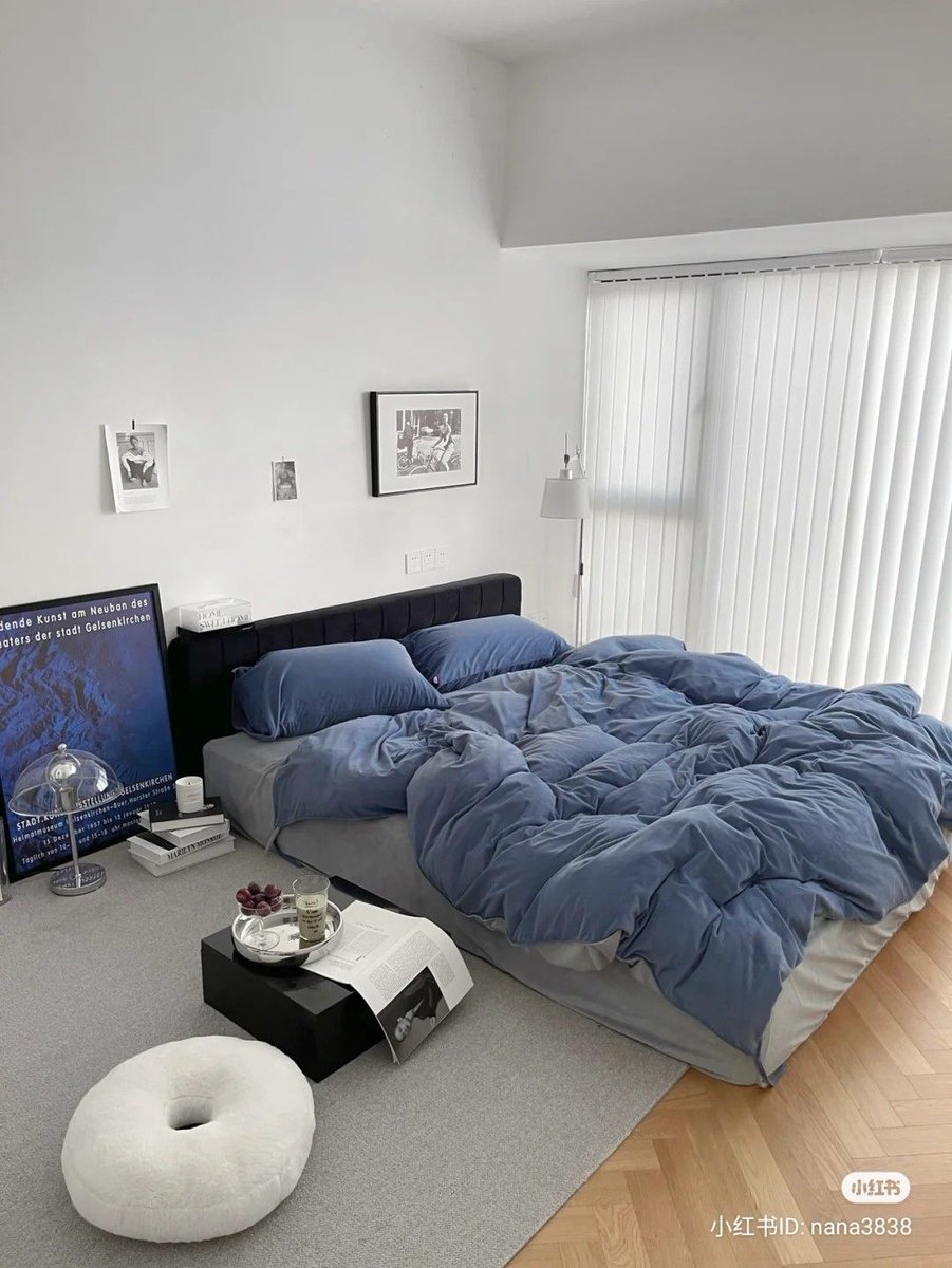 HOUSEPORN___'s tweet photo. This bedroom is a MOOD https://t.co/x1wNAiLlfD