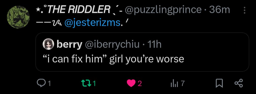 ᵀᴴᴱ 𝓙𝐄𝐒𝐓𝐄𝐑 ◊ tweet media