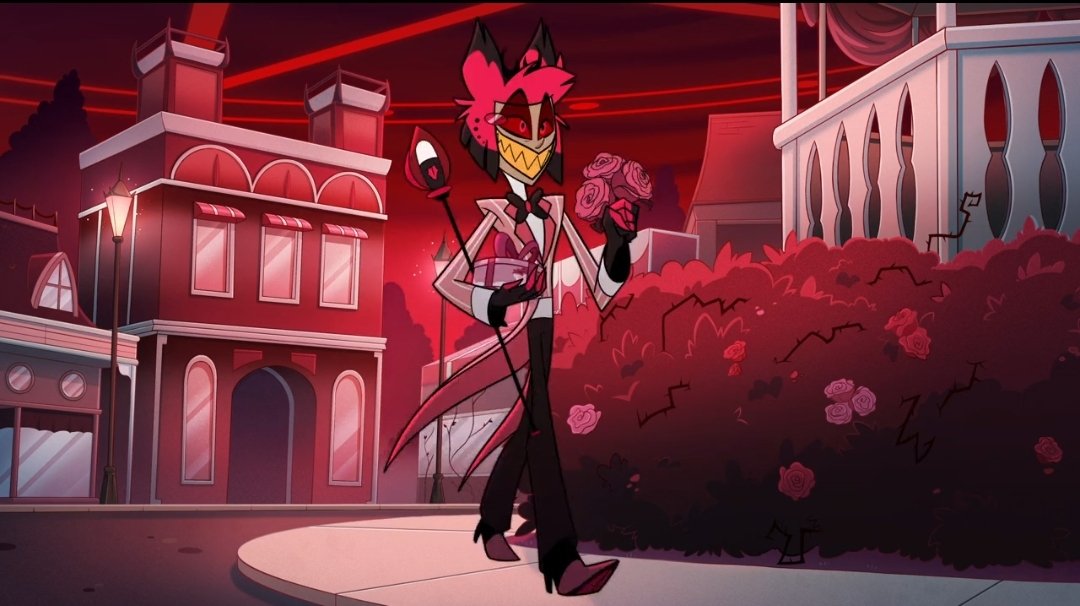 Alastorsfluffy's tweet photo. Genuinely crazy to me how people do not think Alastor could be romantic with someone. When in episode 4 he was out here doing this, his mother ABSOLUTELY raised him to be a gentleman. And how to properly treat his future partner. #Alastor #HazbinHotel #HazbinHotelAlastor https://t.co/9UtTcfHUFM