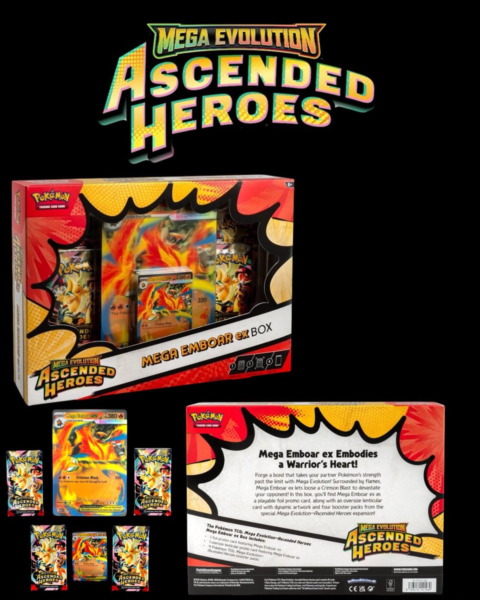 NiteLite123's tweet image. Wally 🌎 Wednesday 🐫

Pokemon ME2.5 Ascended Heroes Meganium/Feraligatr/Emboar ex boxes 

9PM EST 🌚 ⏰ 

mavely.app.link/lL6PMFIDy2b

Refresh @ 9PM to see price change 🔄
#TCG #Walmart #Restock #Collectors #PokeDeals #TCGRestock #Collectibles #PokemonCards #Drop #CardCollectors