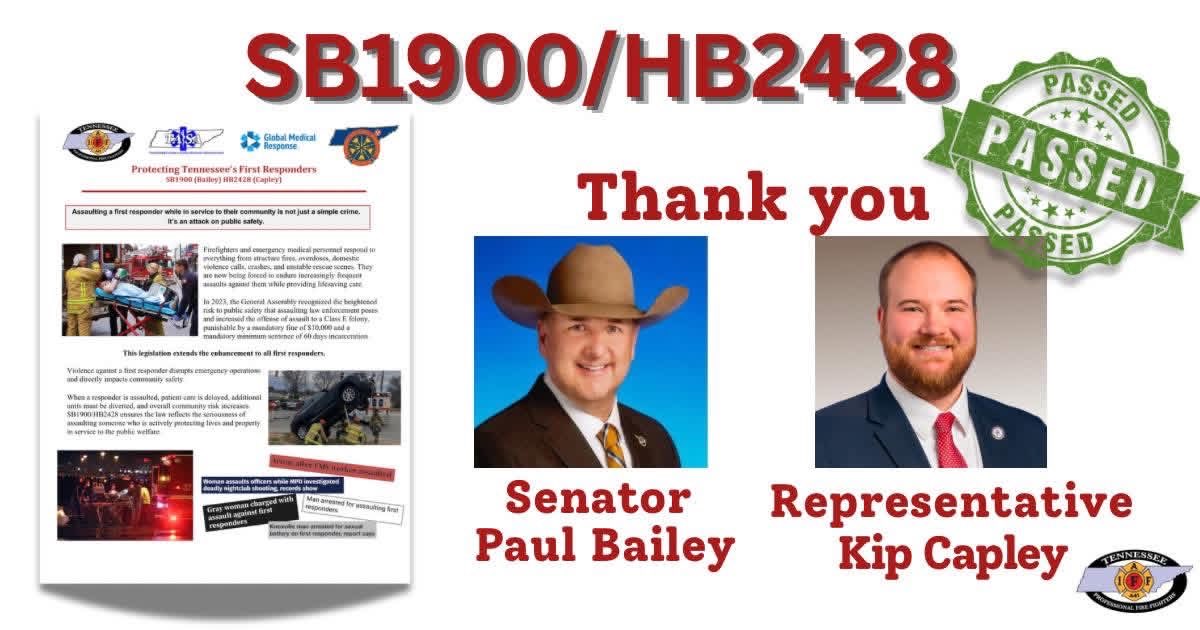 Tennessee Professional Fire Fighters Association tweet media