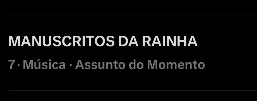 pertodevcofc's tweet photo. VAMOSSSSS

MANUSCRITOS DA RAINHA + MARÍLIA MENDONÇA https://t.co/tHdRQ1ok8F