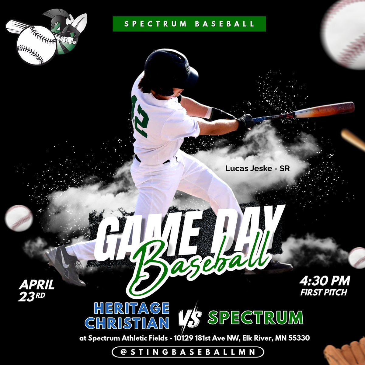 Spectrum Sting HS Baseball tweet media