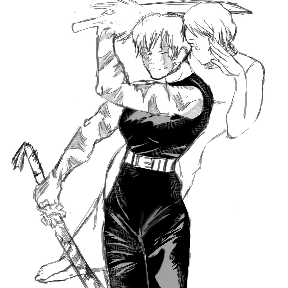 TetsuRiu's tweet photo. long aah hiatus 😭🥀 anyway… here’s a recent drawing
missed y’all fr https://t.co/n1E0DM5VP9