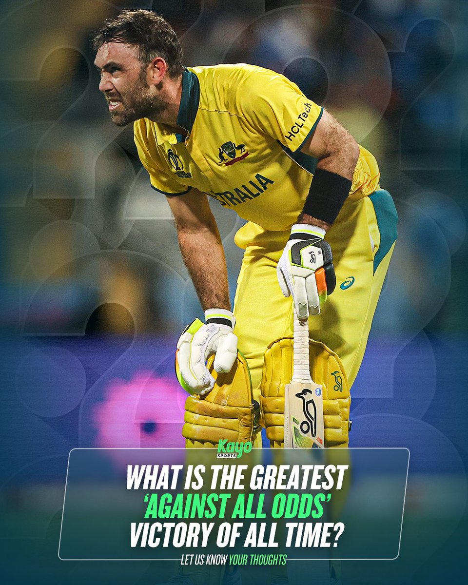 kayosports's tweet image. Not to be confused with Phils Colins' 1984 jam, what win defied all odds better than any other?

#Sport