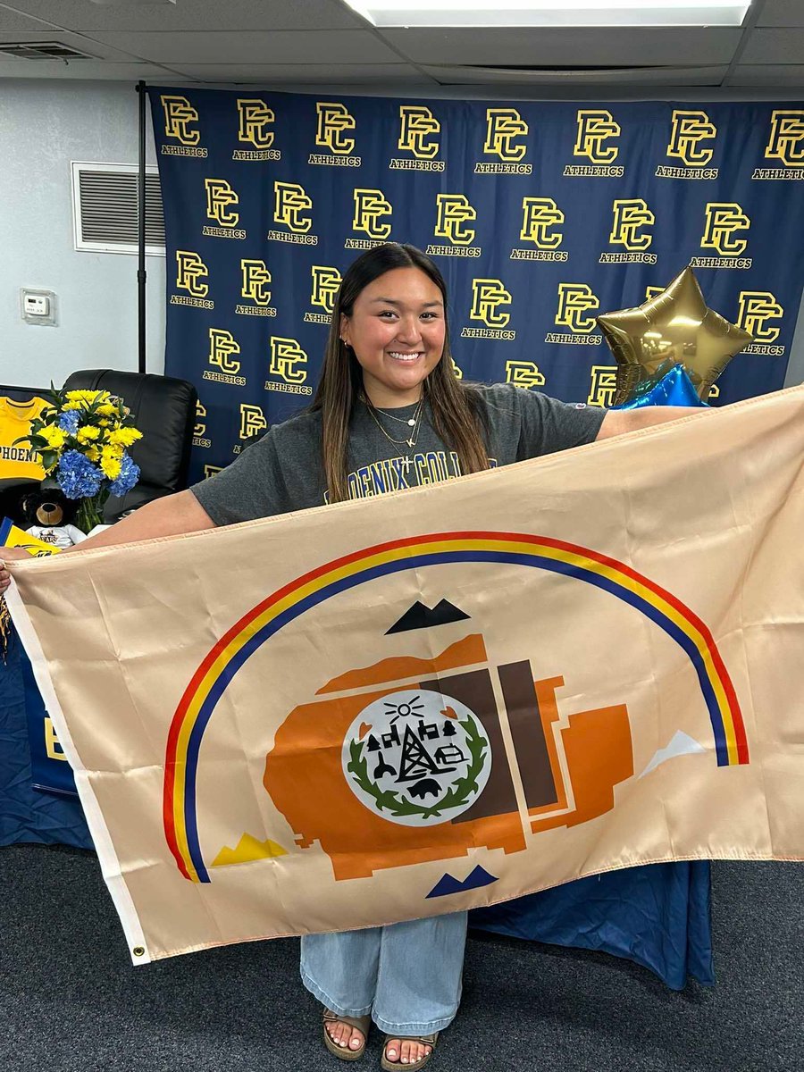 ndnsports's tweet image. Congrats to  Katelyn Barton (Navajo), out of Verrado High School in Buckeye, AZ, who has signed with Phoenix College to continue her education and volleyball career.
#NativePreps #Navajo