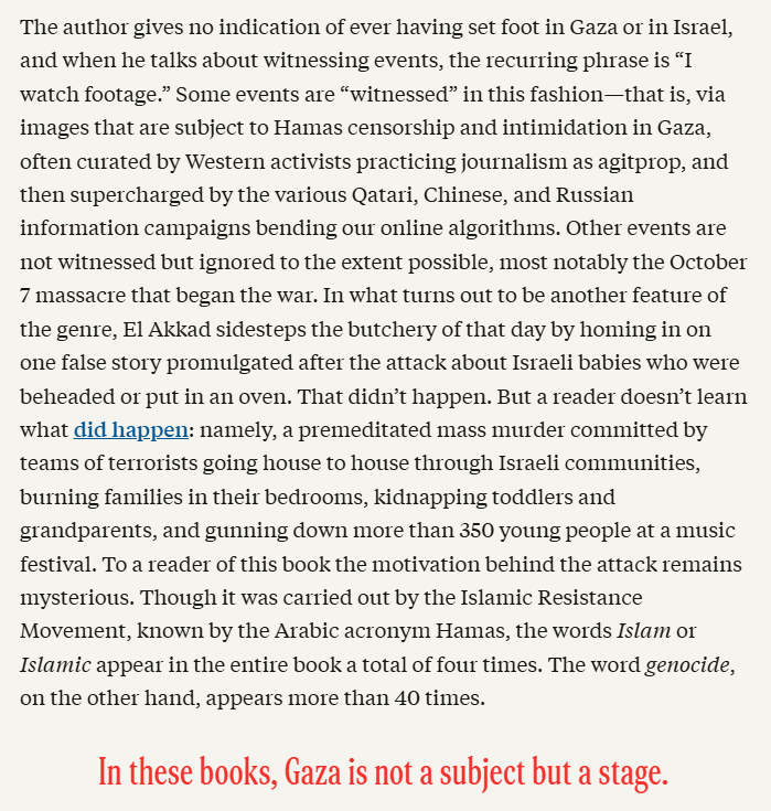 estherzelda0514's tweet photo. This is such a good essay on the antisemitic narcissism of the Western creative writing industry around Gaza, and how all of these people are mythmaking the foundations of a new Holocaust, but not before denying the first. https://t.co/zRji2wHxSH
