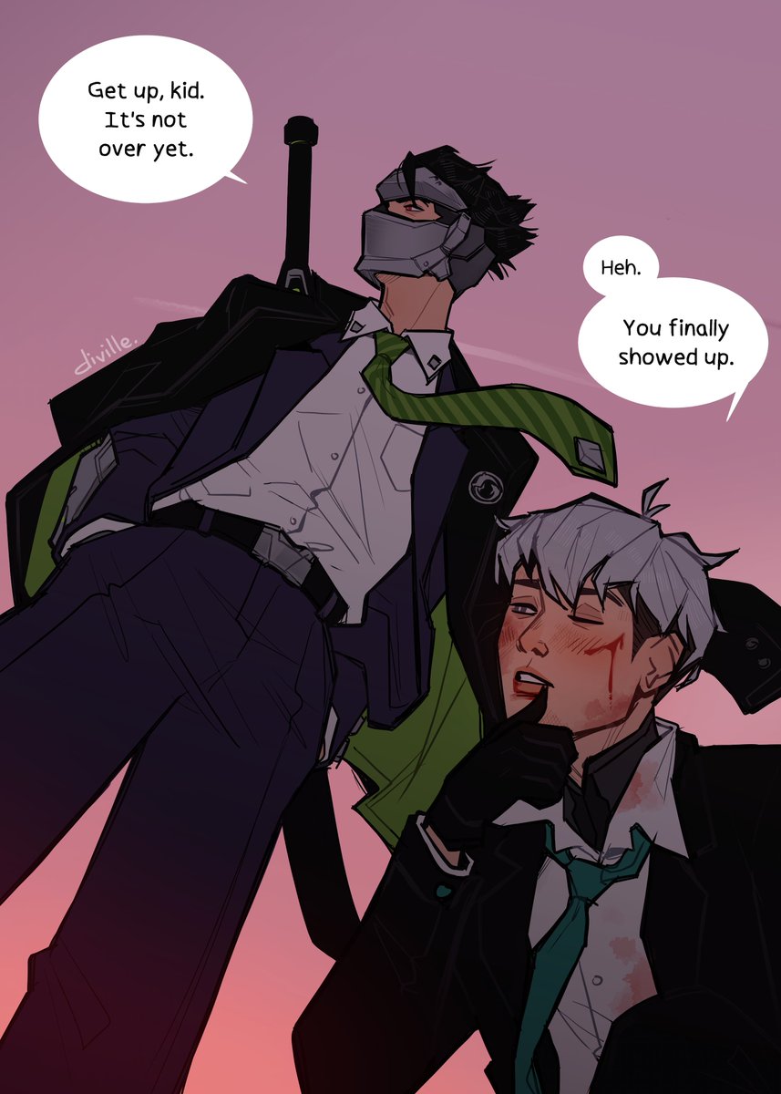 Genji and Mizuki 🐉🐢
#fanart #Overwatch #loverwatch