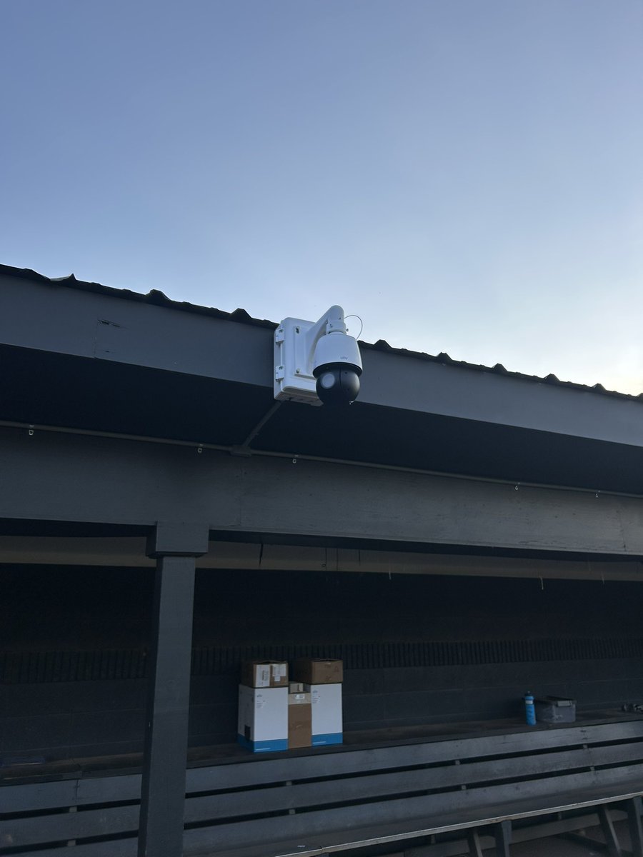 _dmIII_'s tweet photo. Big day at The Cole! 

@UWGBaseball pitching staff got some new dev tools

@AWRE_Sports camera installation and @TrackManBB stadium unit installed and ready to go.

Development is king and the Wolves continue to grow at the Division 1 Level. https://t.co/BELAgmEHLU