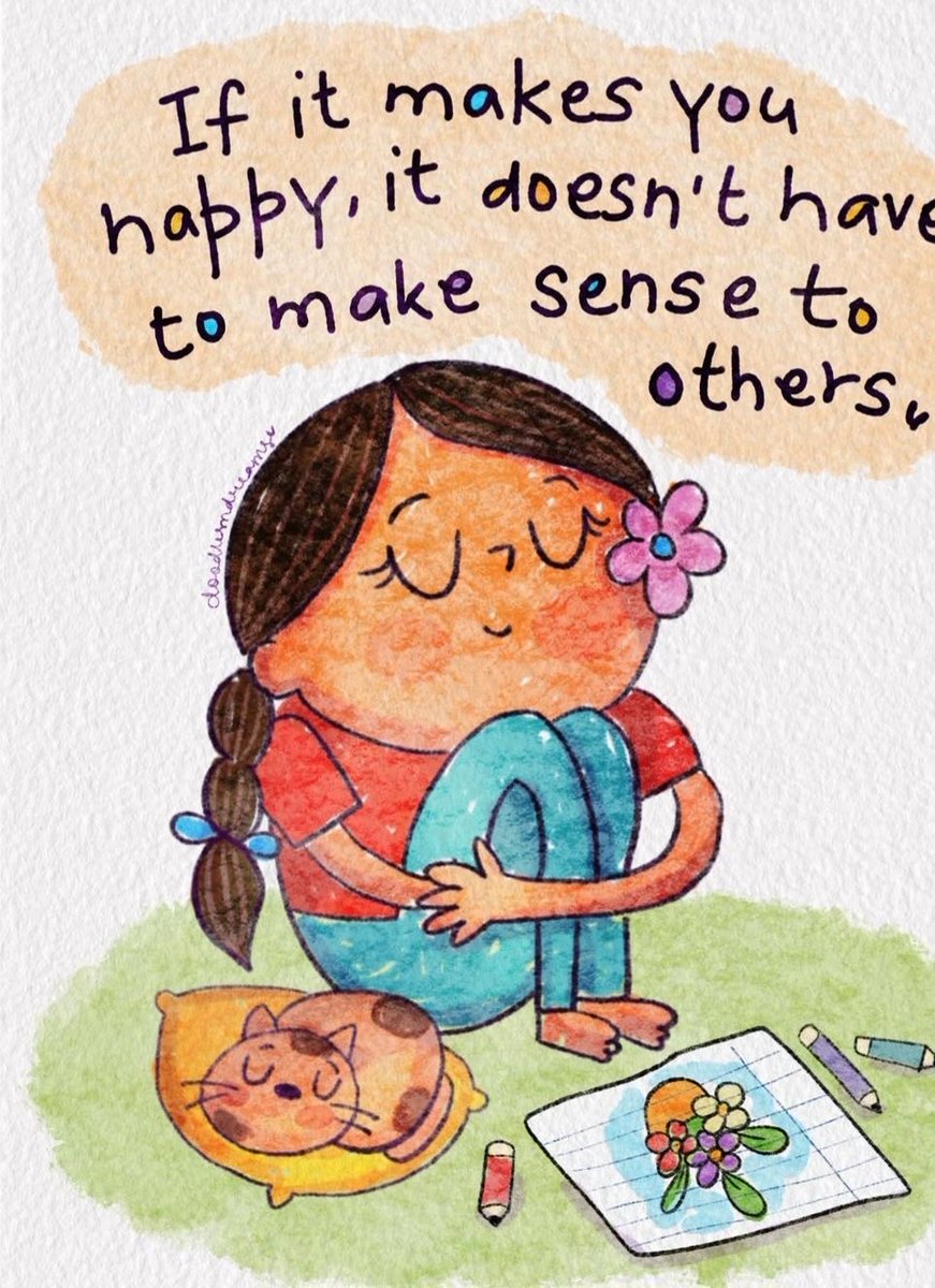 Janice_Dugas's tweet image. "If it makes you happy, it doesn't have to make sense to others" ~ #QuotesToLiveBy #Happiness