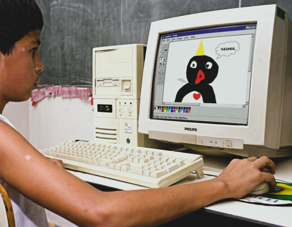 PenguinPaint tweet media